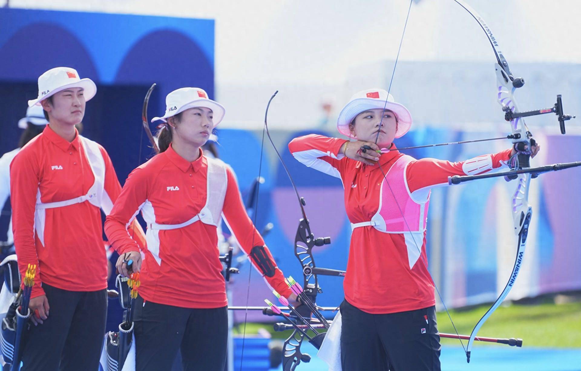 韩国运动员在射箭项目中脱颖而出